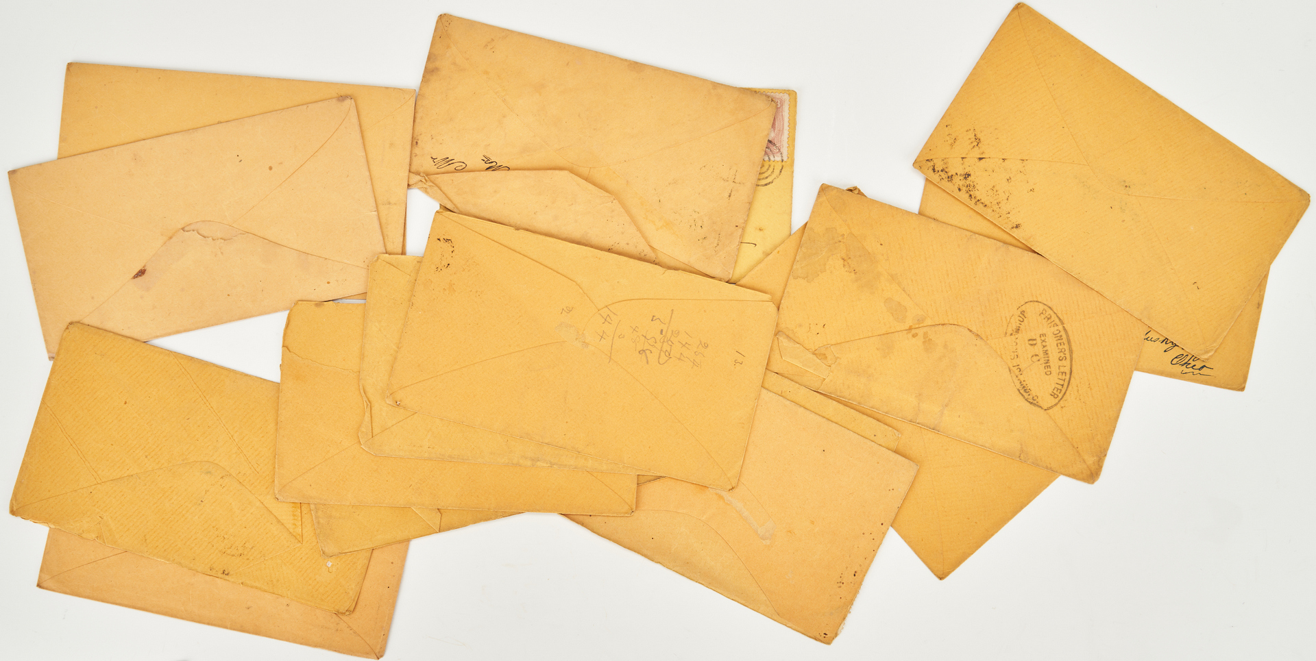 Lot 611: 63 Civil War ephemera items, incl. Soldier Ambrotype, Autograph Album, Johnson's Island Envelopes