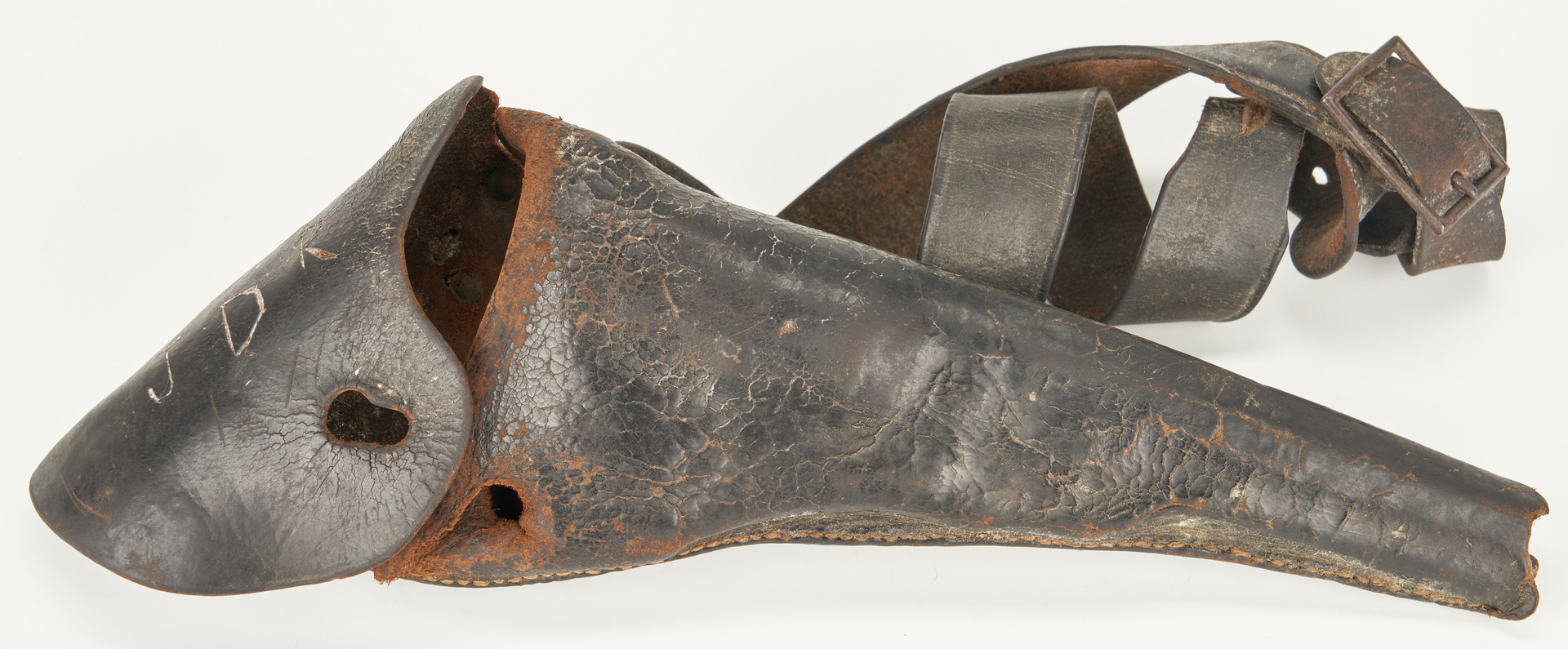 Lot 614: Civil War Era Colt Model 1851 Revolver, Belt, & Holster
