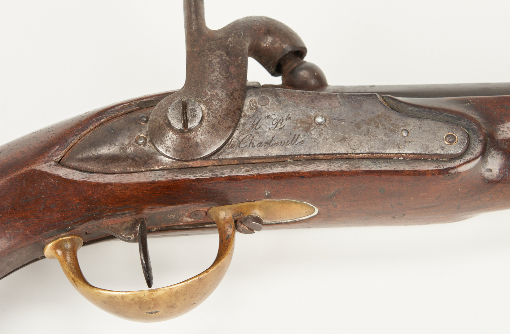 Lot 617: French Model 1822 T Bis Single-Shot Percussion Pistol, Charleville, .72 cal