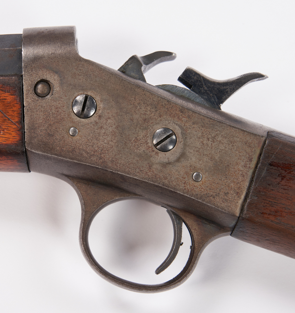 Lot 622: Remington New Model No. 4 Takedown Rolling Block Rifle, .22 cal.