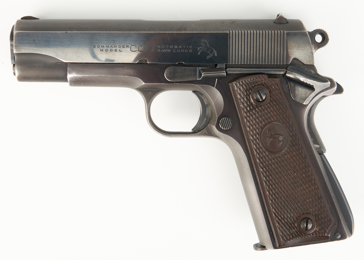 Lot 623: Boxed Smith & Wesson Pistol Model 39-2 plus Colt Commander Lightweight