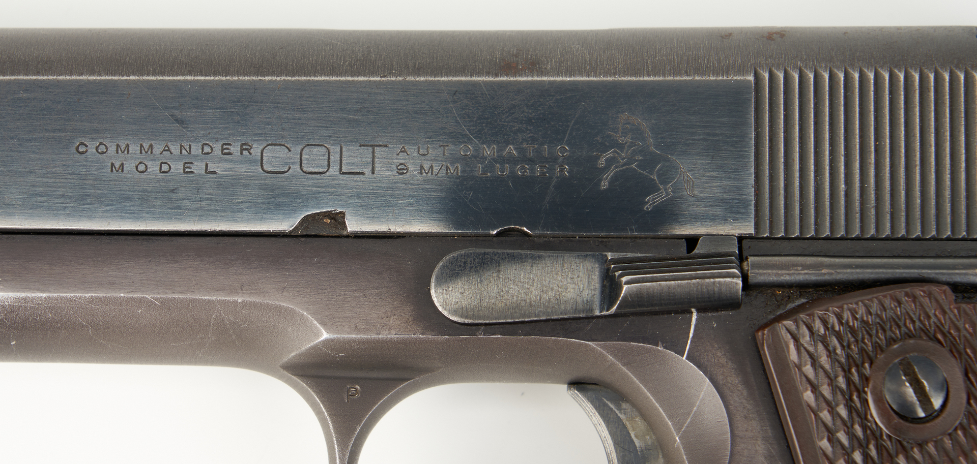 Lot 623: Boxed Smith & Wesson Pistol Model 39-2 plus Colt Commander Lightweight