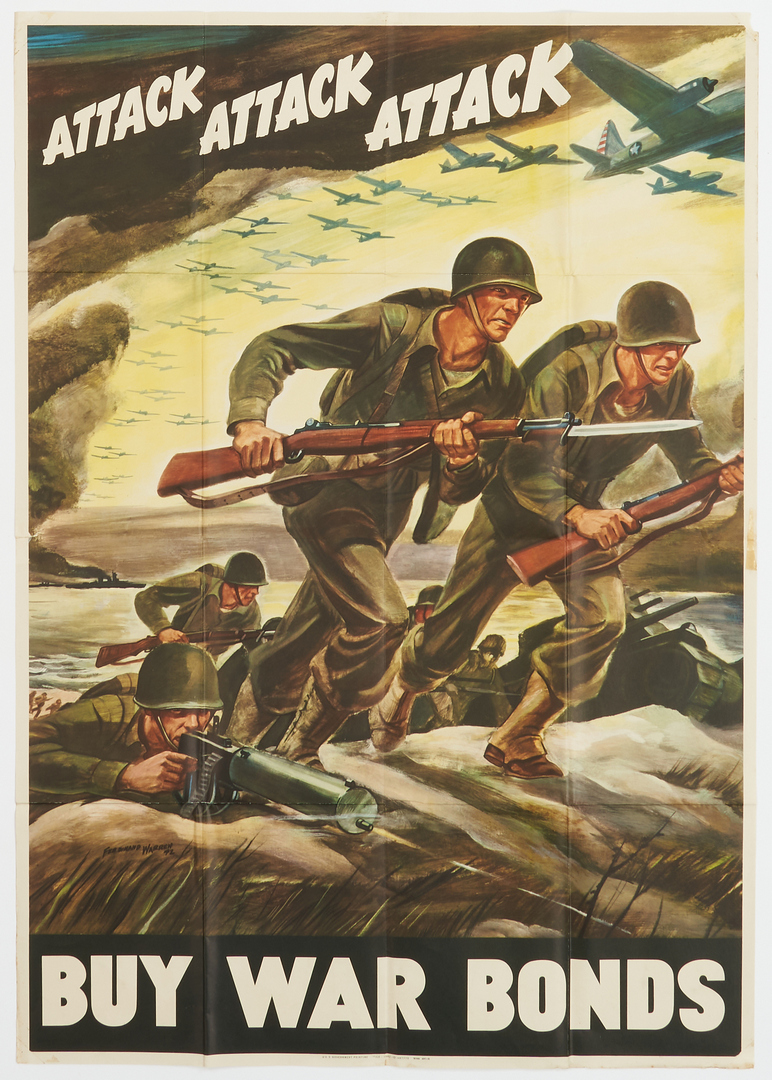 Lot 630: 7 WWII Propaganda posters