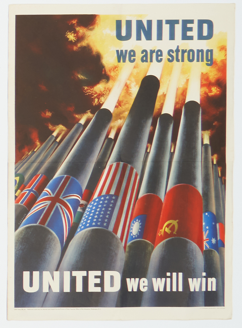 Lot 630: 7 WWII Propaganda posters
