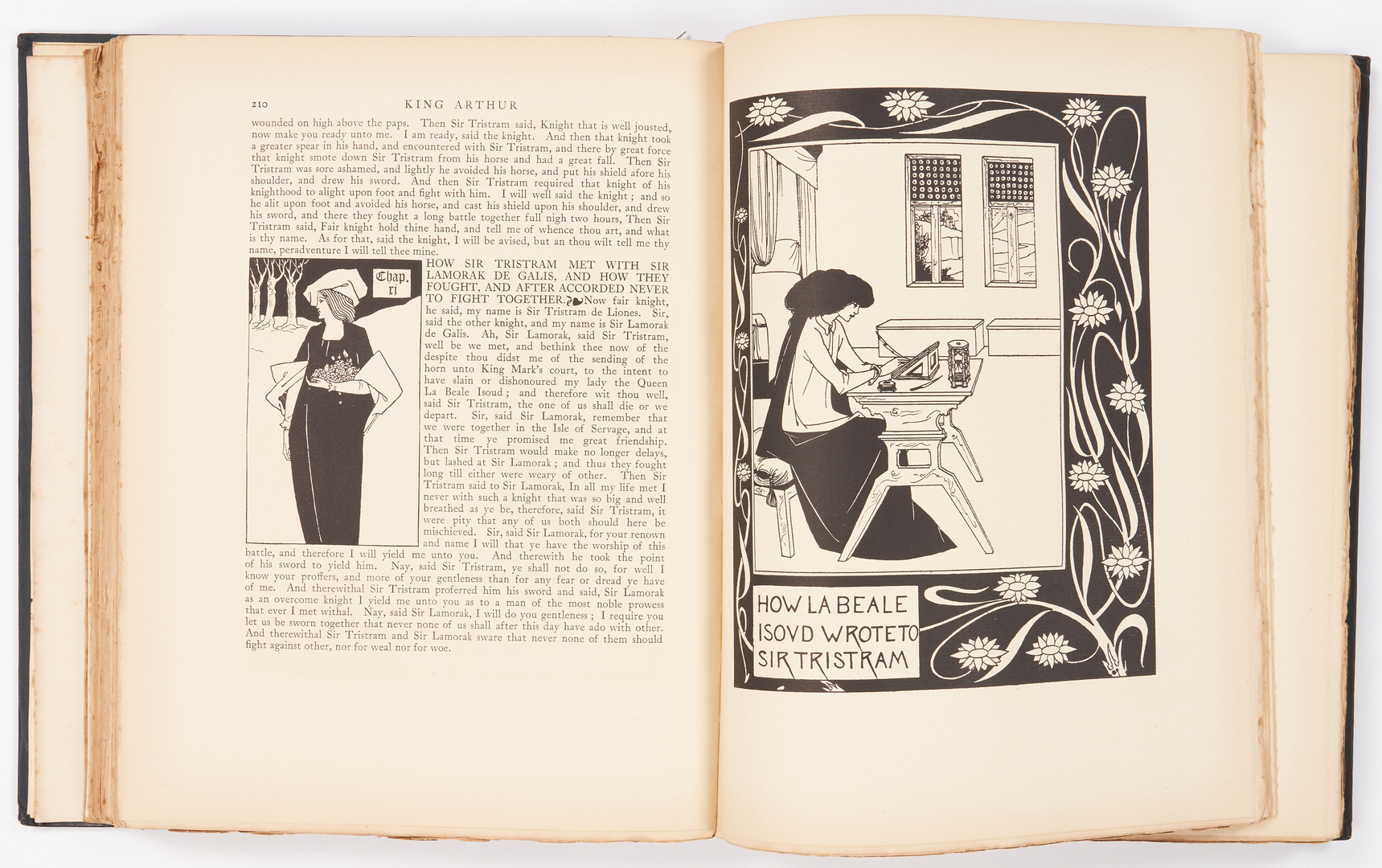 Lot 646: Le Morte D'Arthur, Beardsley Illustrations, 1927