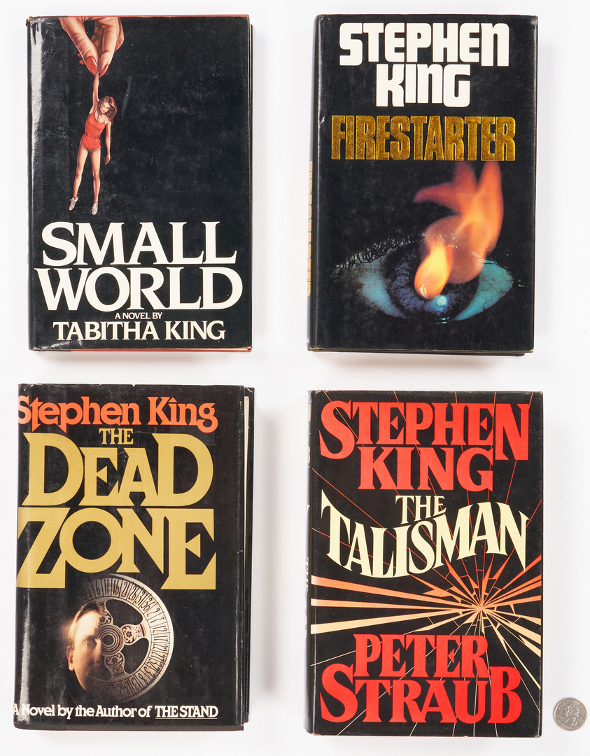 Lot 648: 4 Signed Novels, incl. Stephen King