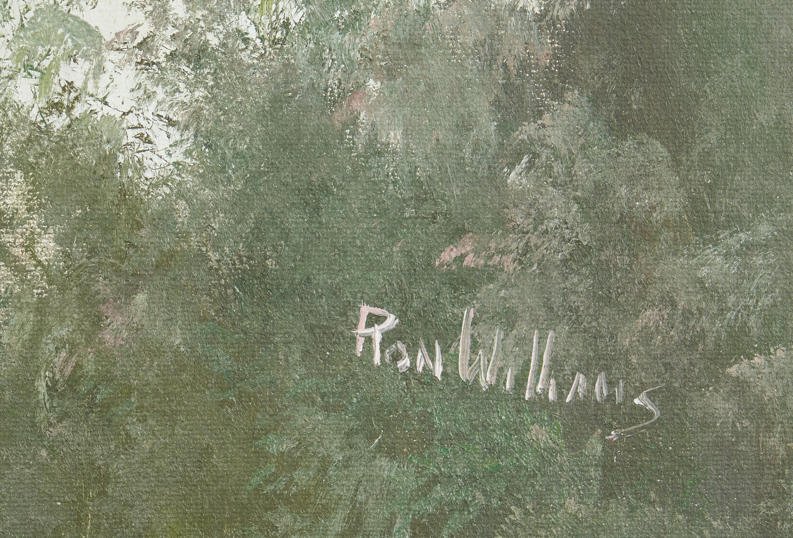 Lot 658: Ron Williams O/C, Landscape with Stream