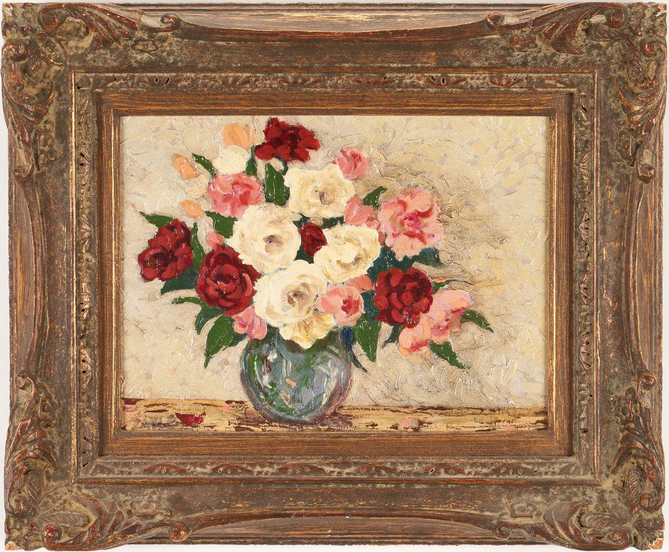 Lot 675: 2 Decorative Paintings, Abstract and Still Life