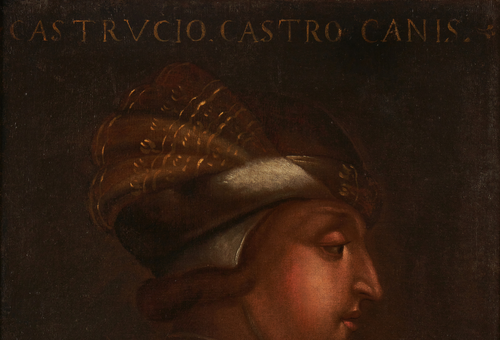 Lot 680: 16th C. Italian Portrait, Castruccio Castricane
