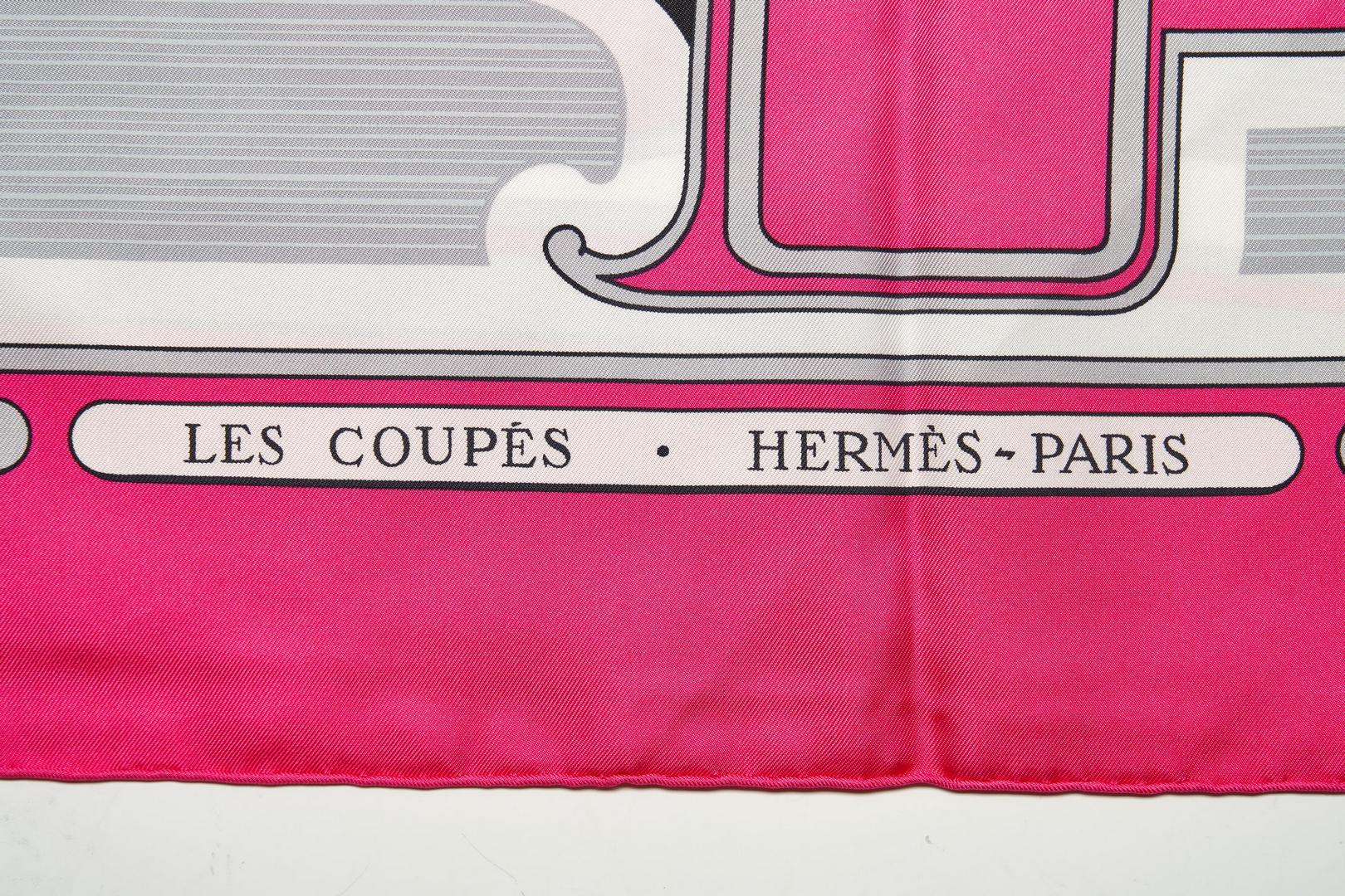 Lot 704: 5 Hermes Scarves, incl. Cave Felem, Les Coupes