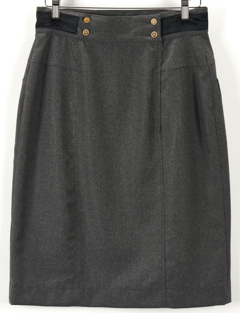 Lot 713: 6 Chanel Designer Items, incl. Skirts/Blouses