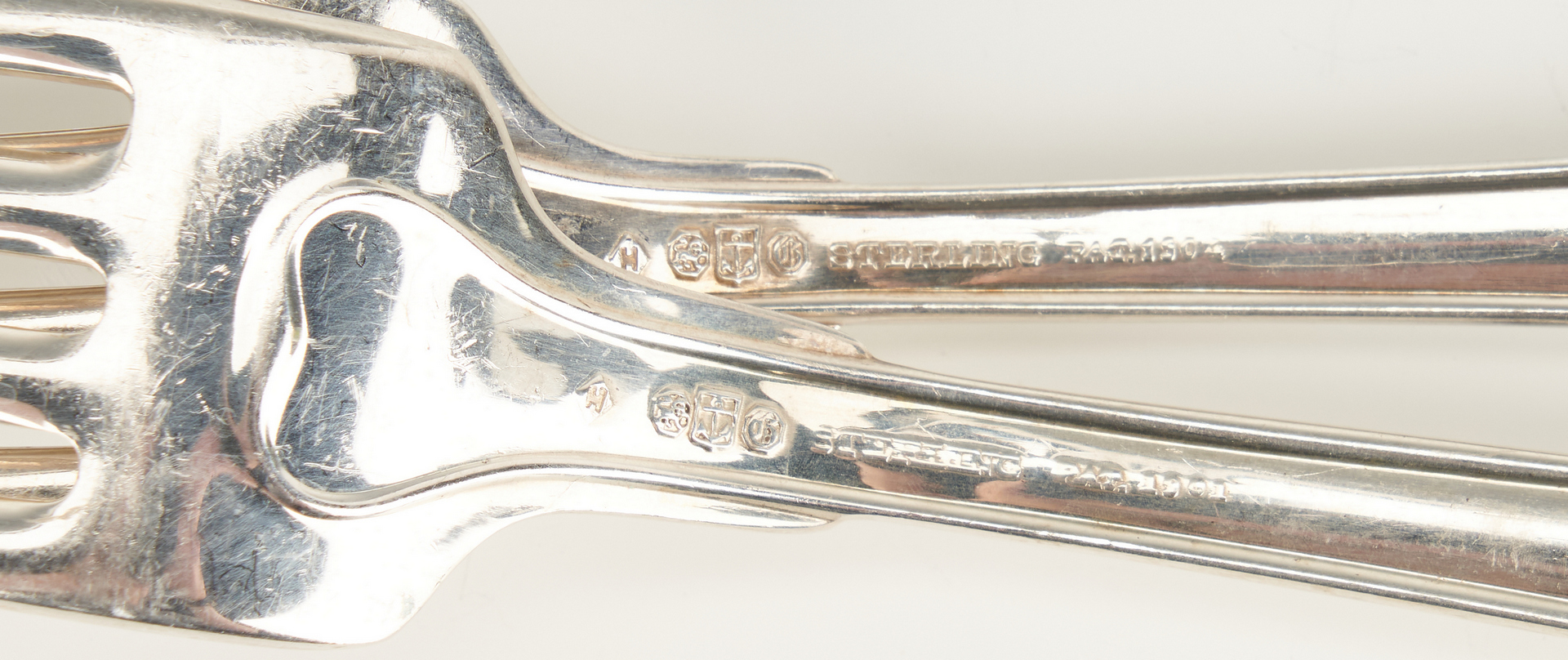 Lot 800: Gorham Sterling Silver Old French Flatware, 112 Pcs.