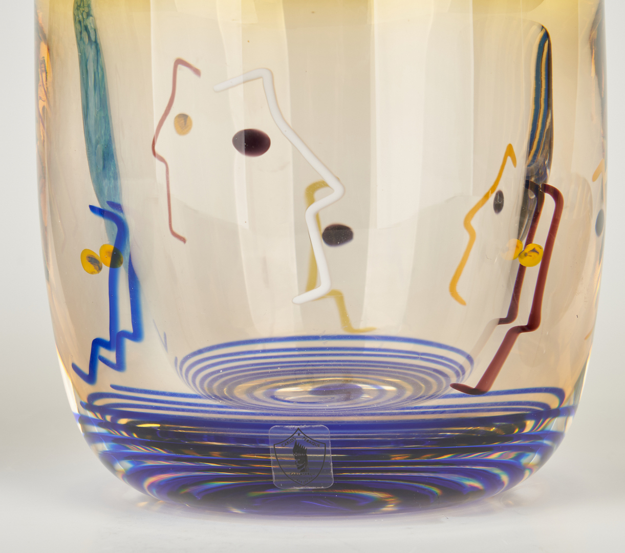 Lot 834: 3 Swedish Art Glass items incl. Orrefors, Kosta Boda