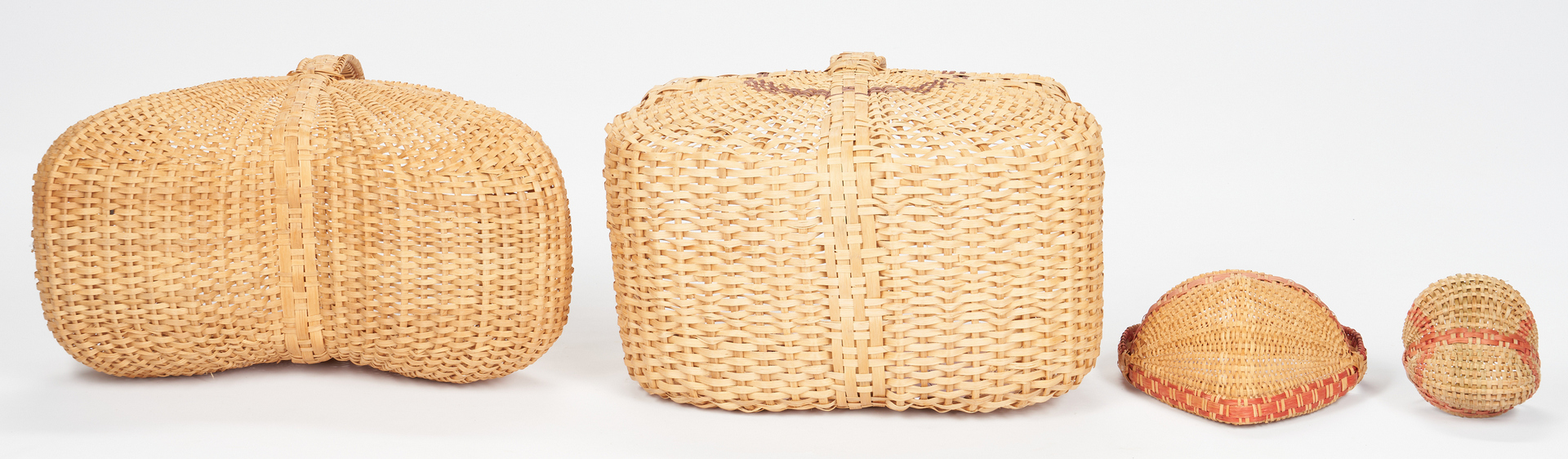 Lot 862: 4 Contemporary Southern Baskets, incl. Youngblood