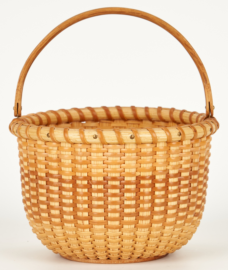 Lot 864: 5 Contemporary Signed Nantucket Baskets
