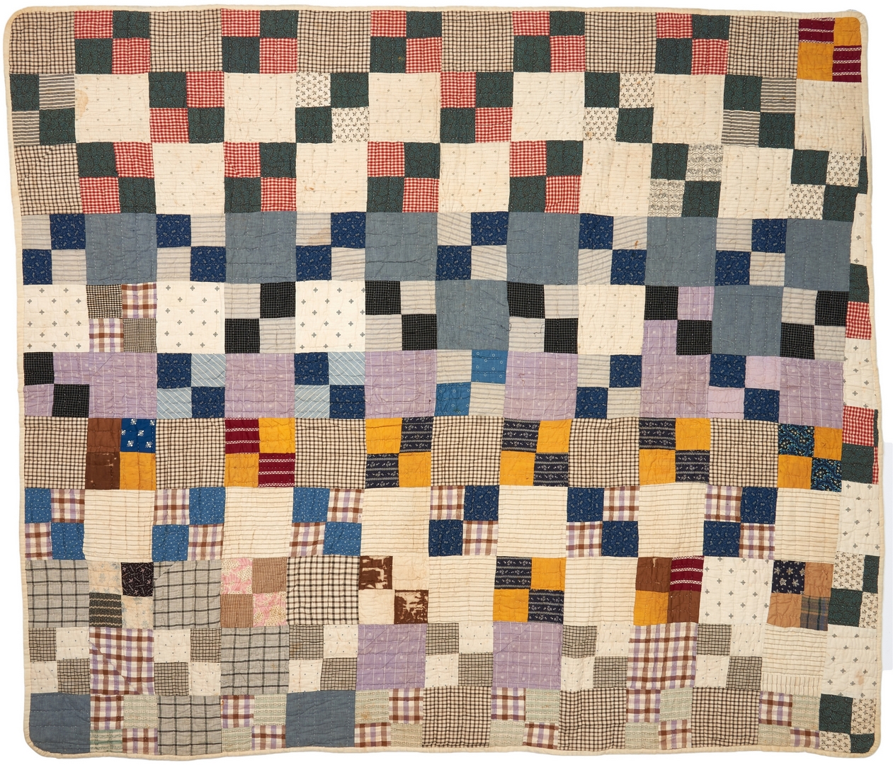 Lot 866: 3 Mississippi Pieced & Appliqued Quilts, signed