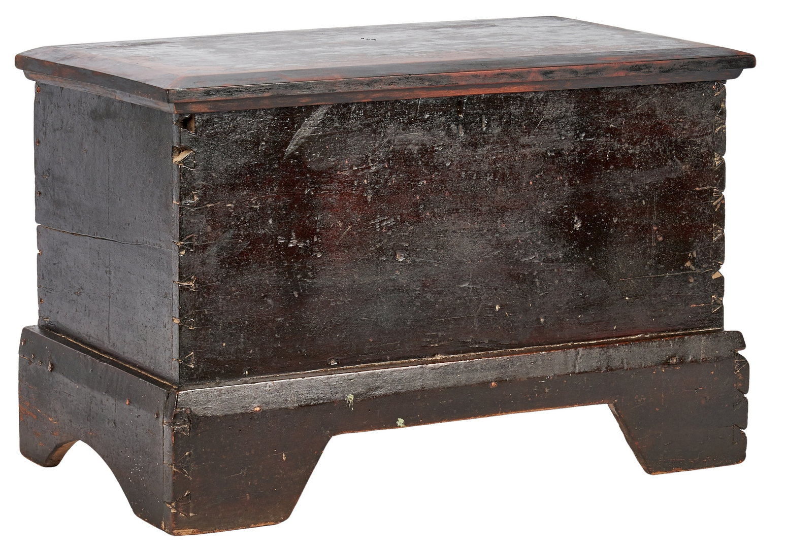 Lot 885: Middle TN Work Table or Stand & Miniature Blanket Box