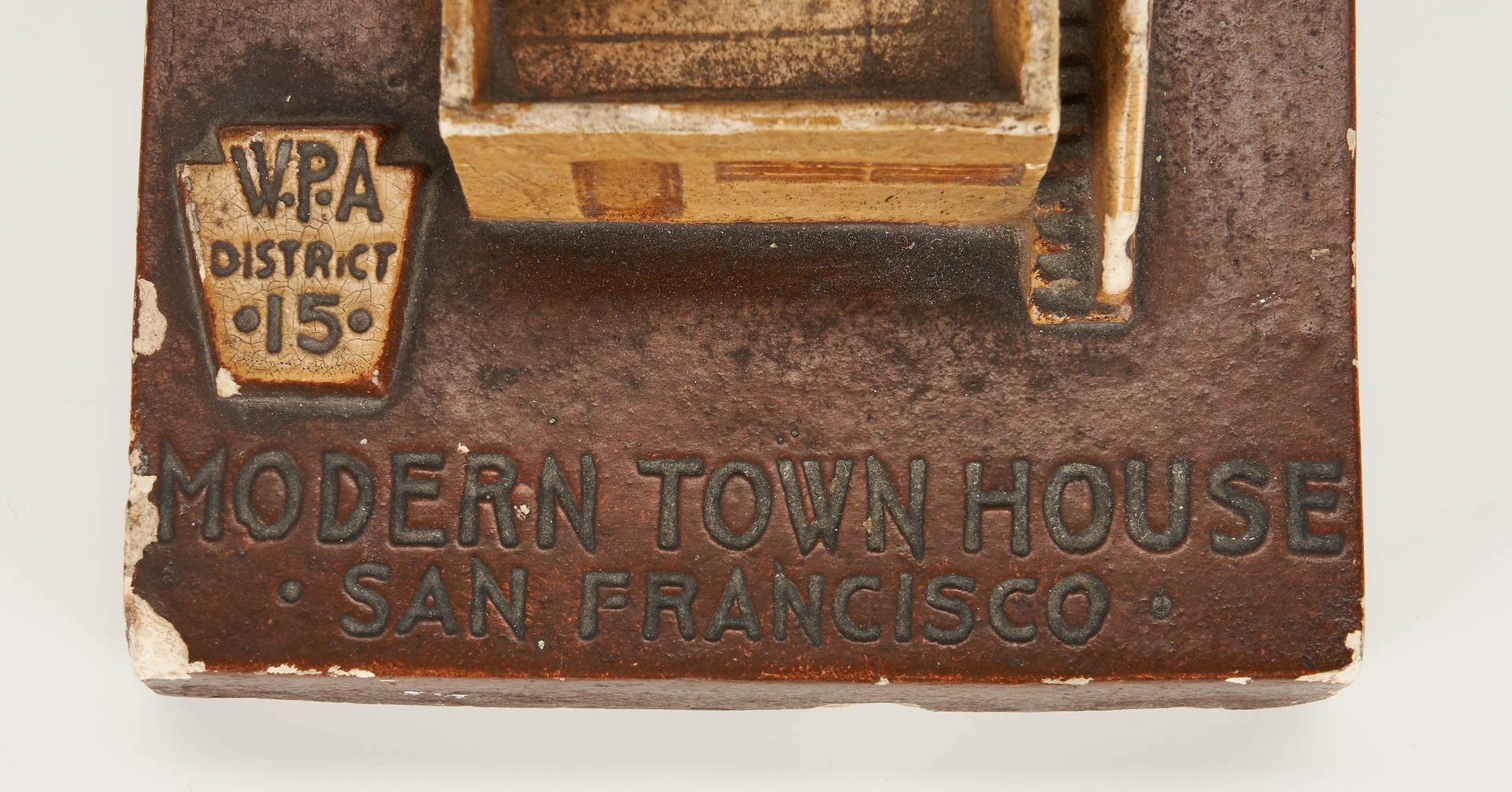 Lot 896: WPA Plaster Model, San Francisco Townhouse