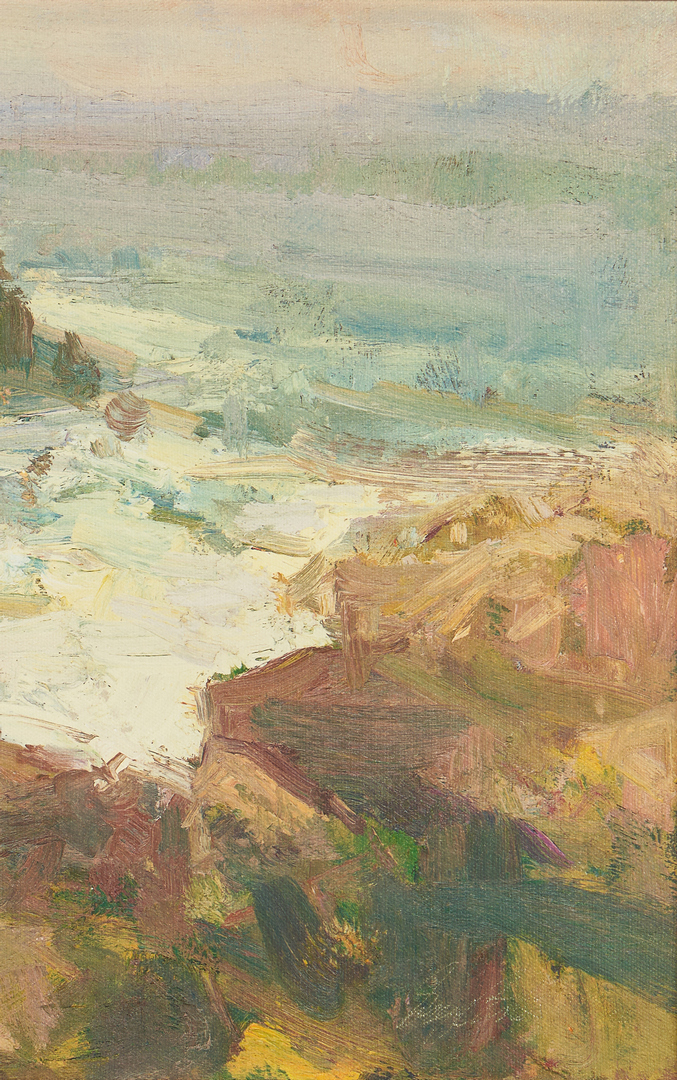 Lot 902: Fauvist Landscape, manner of Charles Camoin, plus Greg Carter giclee landscape