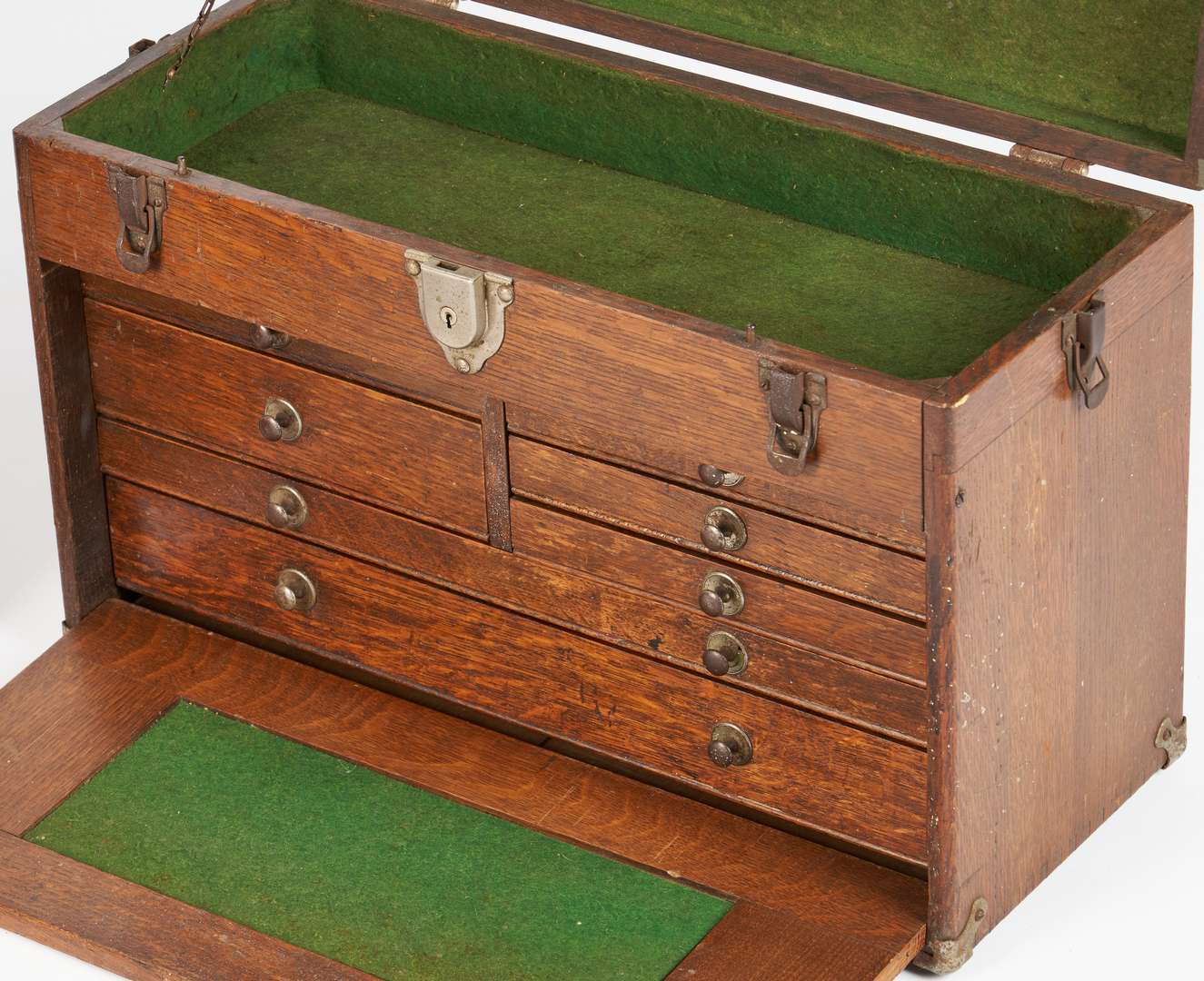 Lot 970: 2 Small Wooden Machinists' Chests