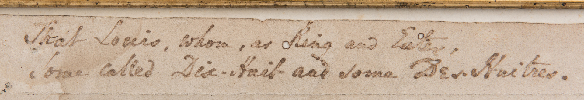 Lot 982: 3 Historical Works on Paper inc. Alamo, Lincoln, Louix XVII