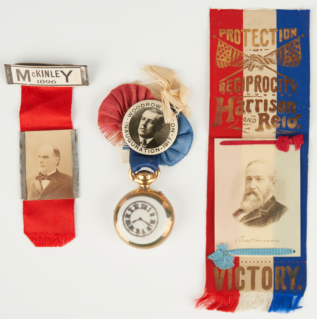 Lot 1006: 12 Presidential Related Items, incl. Wilson Inaug.