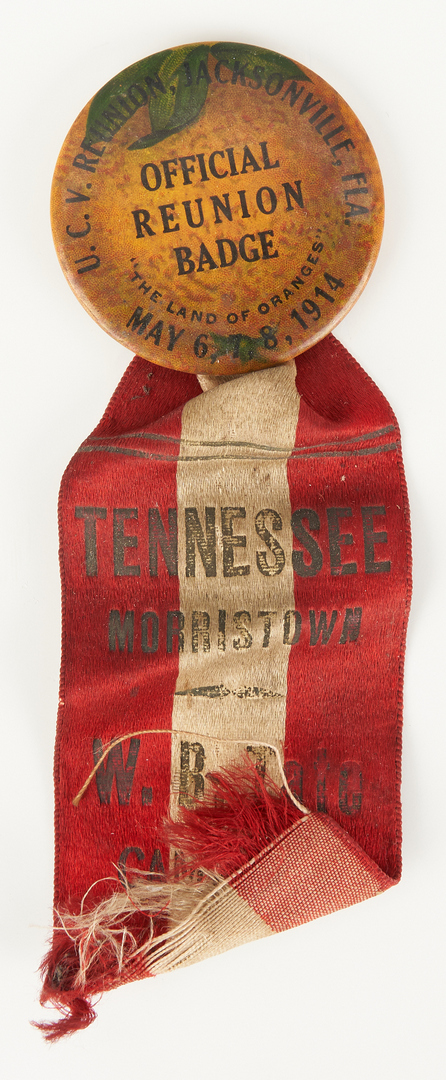 Lot 1035: 2 Civil War Reunion Badges, incl. UCV FL 1913