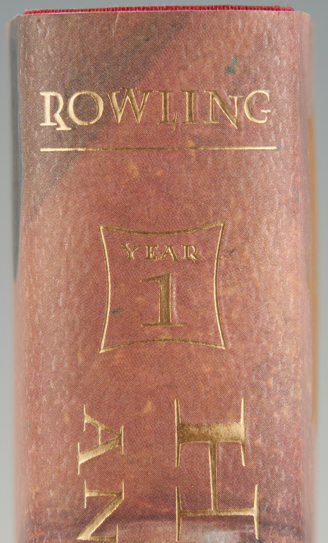 Lot 1040: 7 Am. 1st Ed. Harry Potter, incl. Rowling Signed