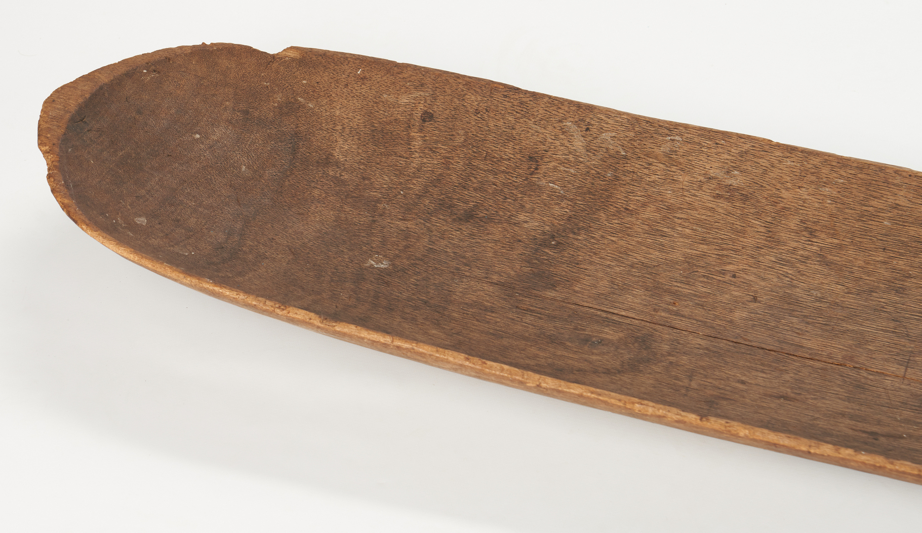 Lot 1053: 19th C. Hand Hewn Trencher, 60"L