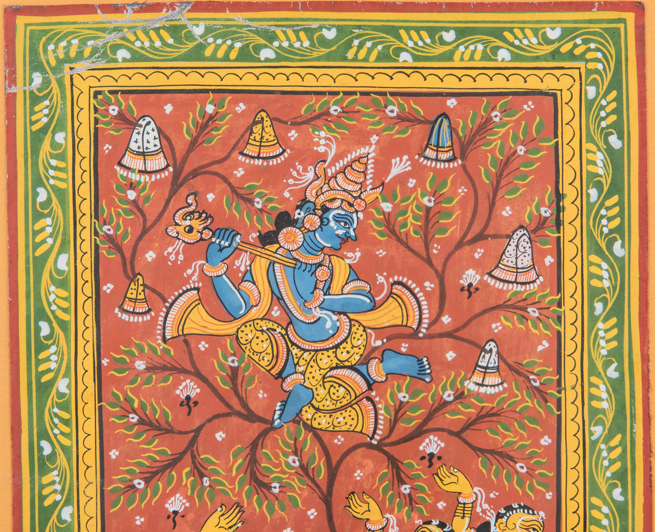 Lot 1104: 6 Asian Works of Art, incl. Mughal Paintings