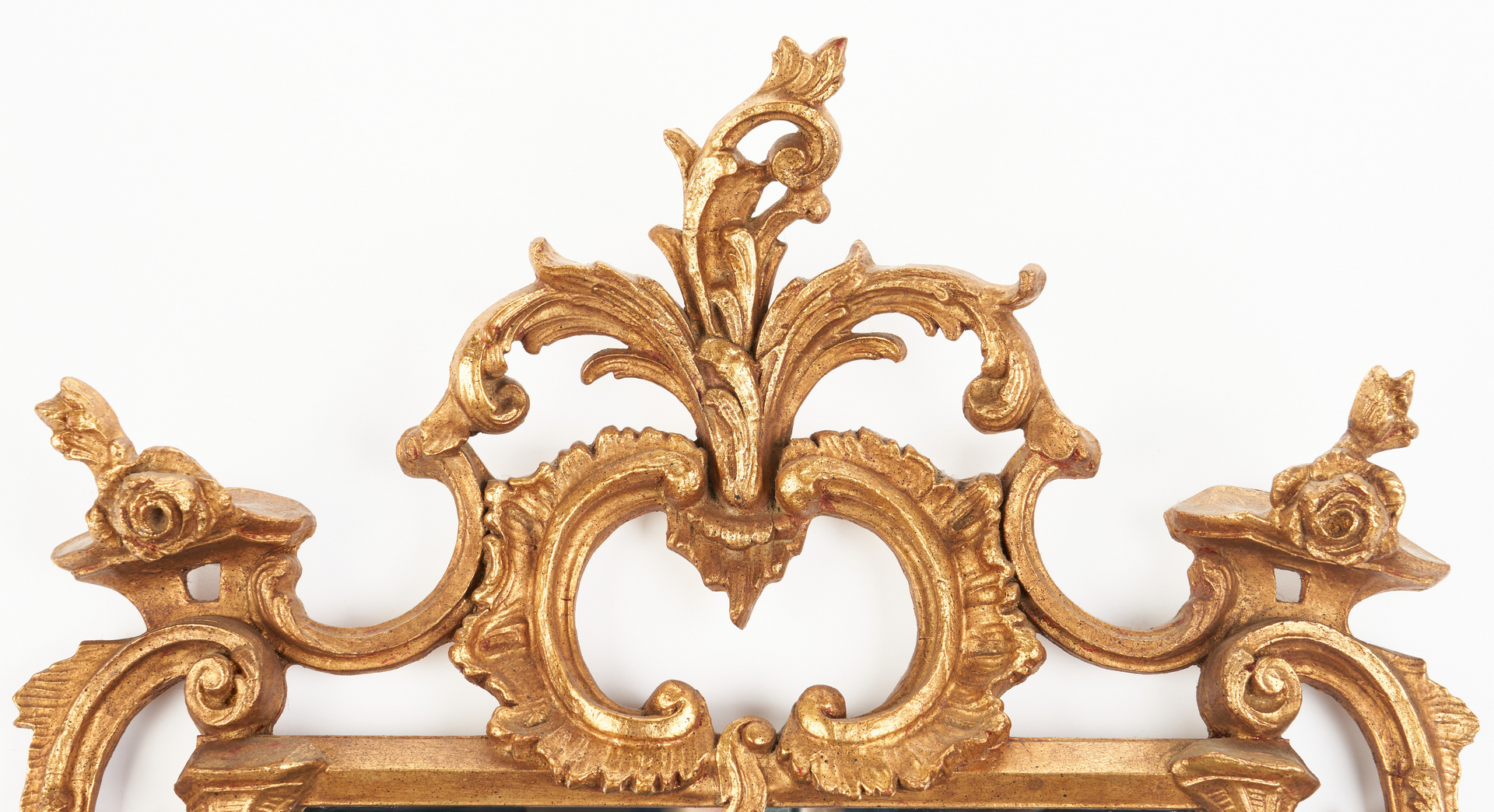 Lot 1108: Rococo Style Giltwood Mirror by Uthmanor of Nashville