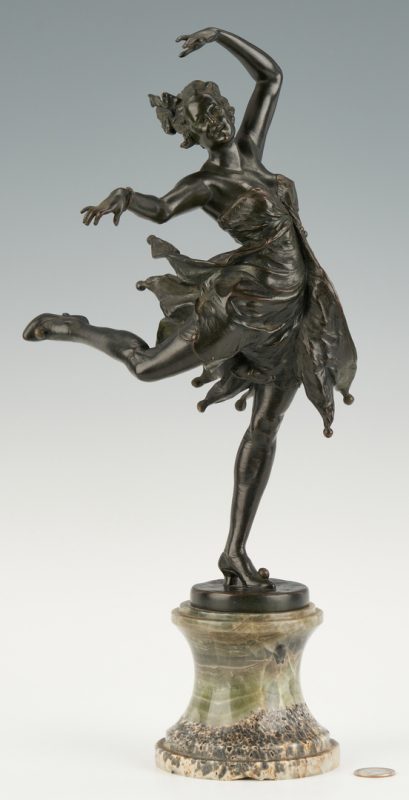 Lot 1118: Austrian Bronze Sculpture, Dancing Girl