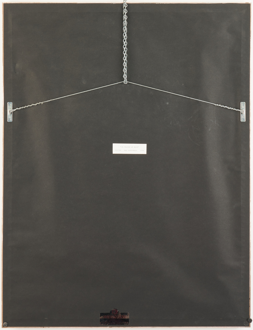Lot 1127: Max Ackermann Abstract Print, 93/100