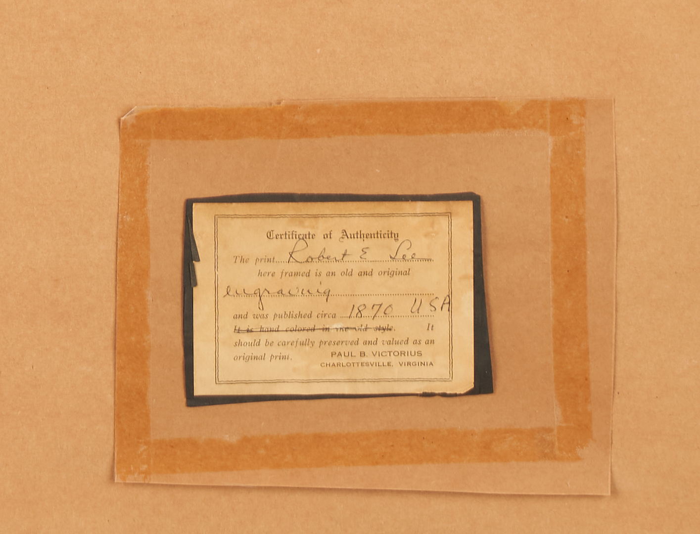 Lot 1152: 19th Cent. Robert E. Lee & Stonewall Jackson Prints