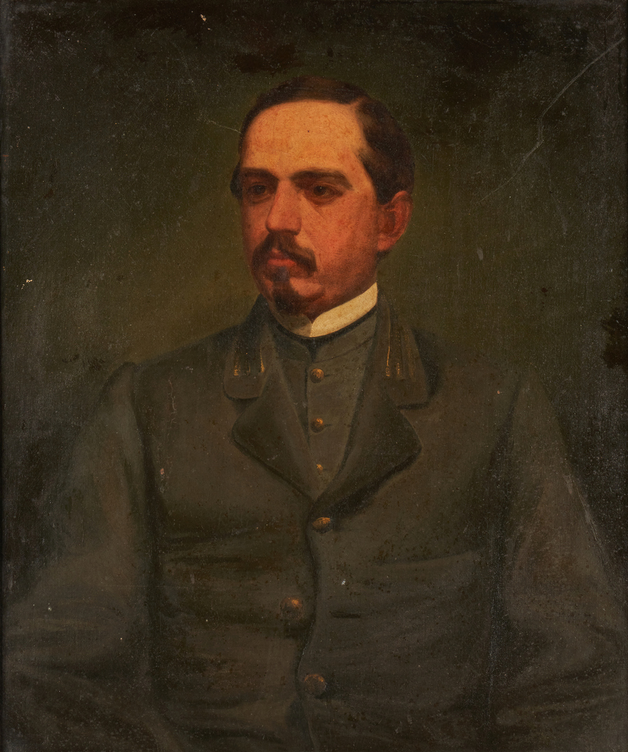 Lot 1153: Portrait of CSA Capt. Samuel Wilkins, North Caroli