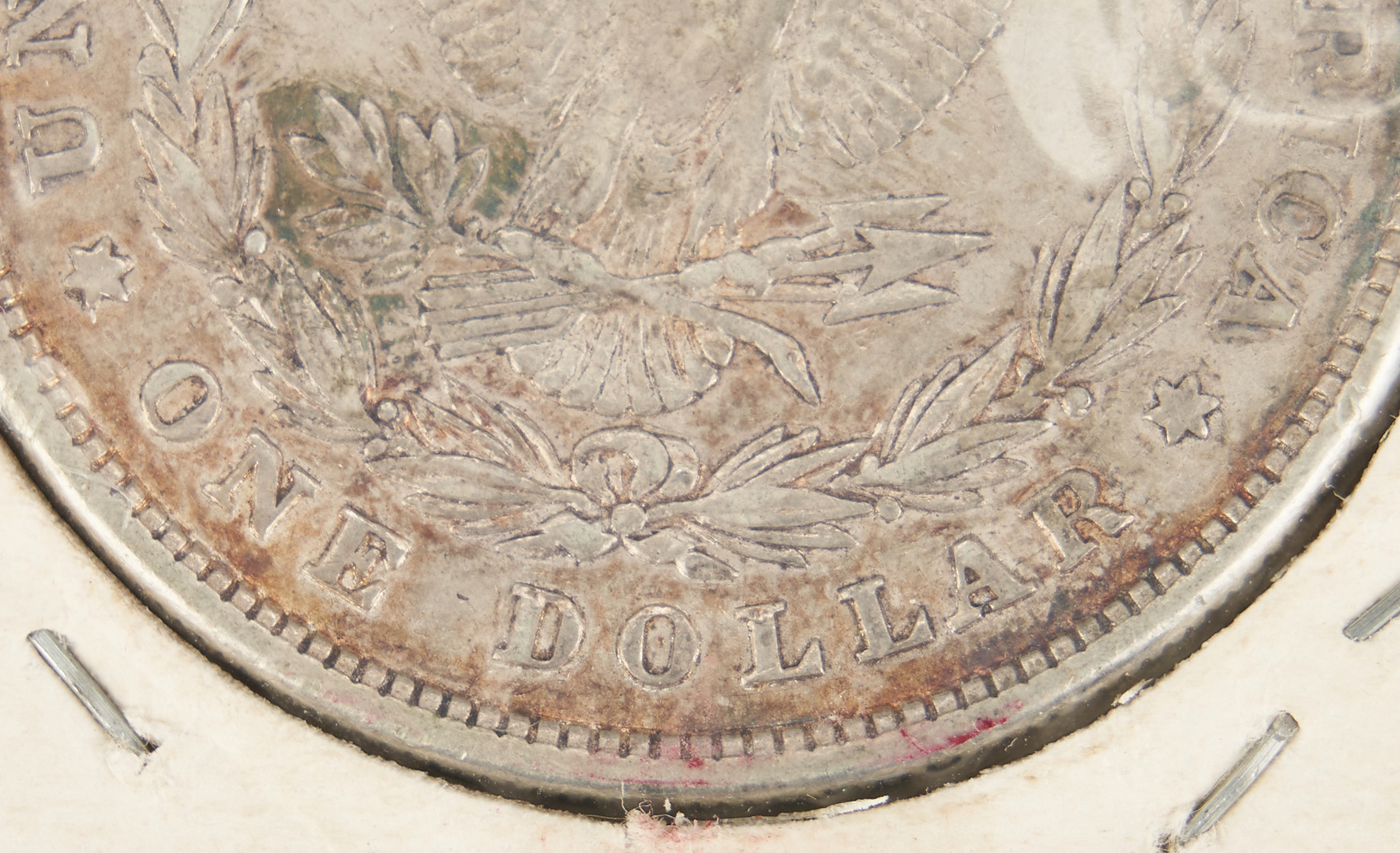 Lot 1162: 5 Morgan Silver Dollars, incl. CC, 8 Tail Feathers