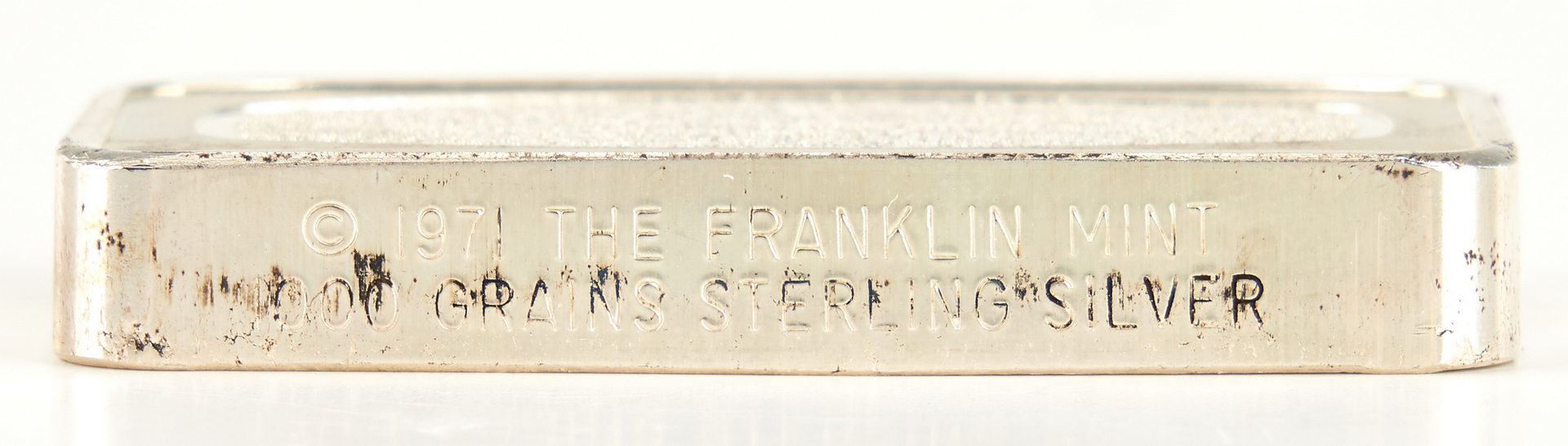 Lot 1168: America in Space Franklin Mint Sterling Silver Proof Set & Ingot