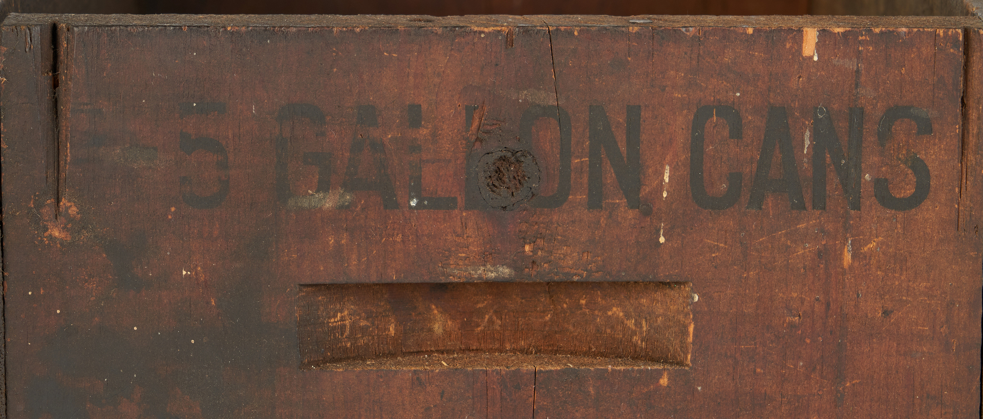 Lot 1177: 2 Havoline 5-Gallon Oil Cans & Crate
