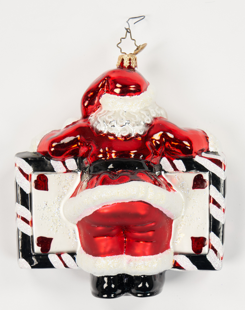 Lot 1181: 37 Christopher Radko Christmas Items, incl. Ornaments, boxed set