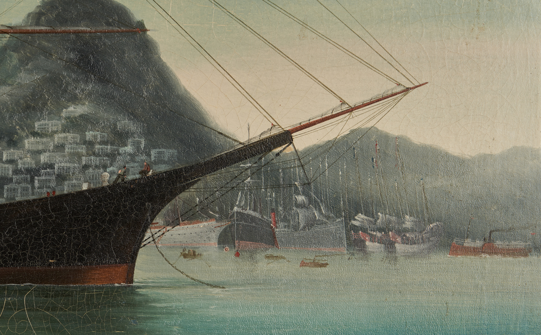 Lot 122: Chinese Export Marine Painting, Challenger