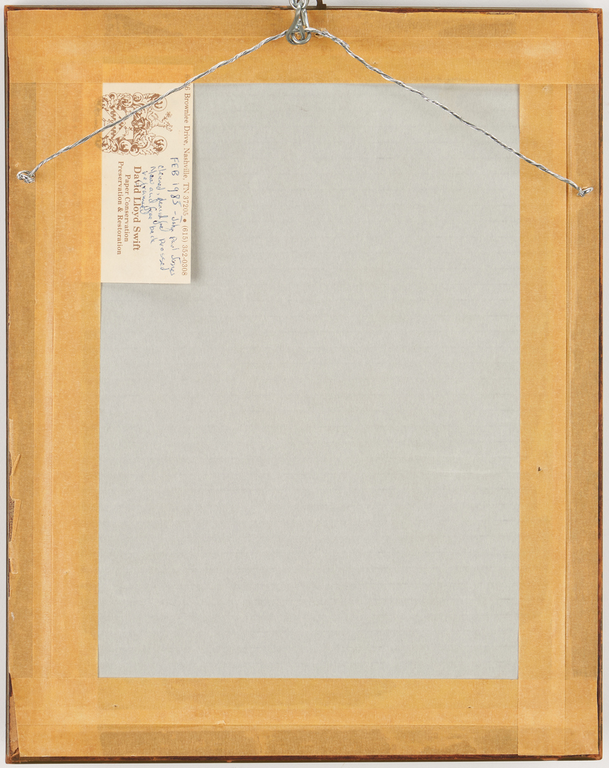 Lot 125: 4 Rare Prints incl. John Paul Jones, Commodore Hopkins, Franklin, Washington