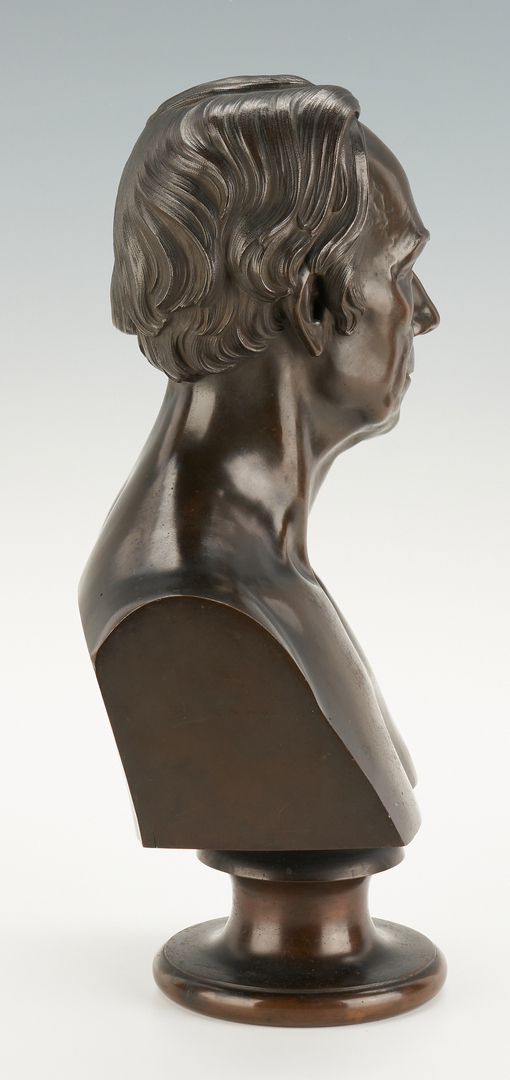 Lot 132: Henry K. Brown Bronze Bust of Henry Clay, 1852
