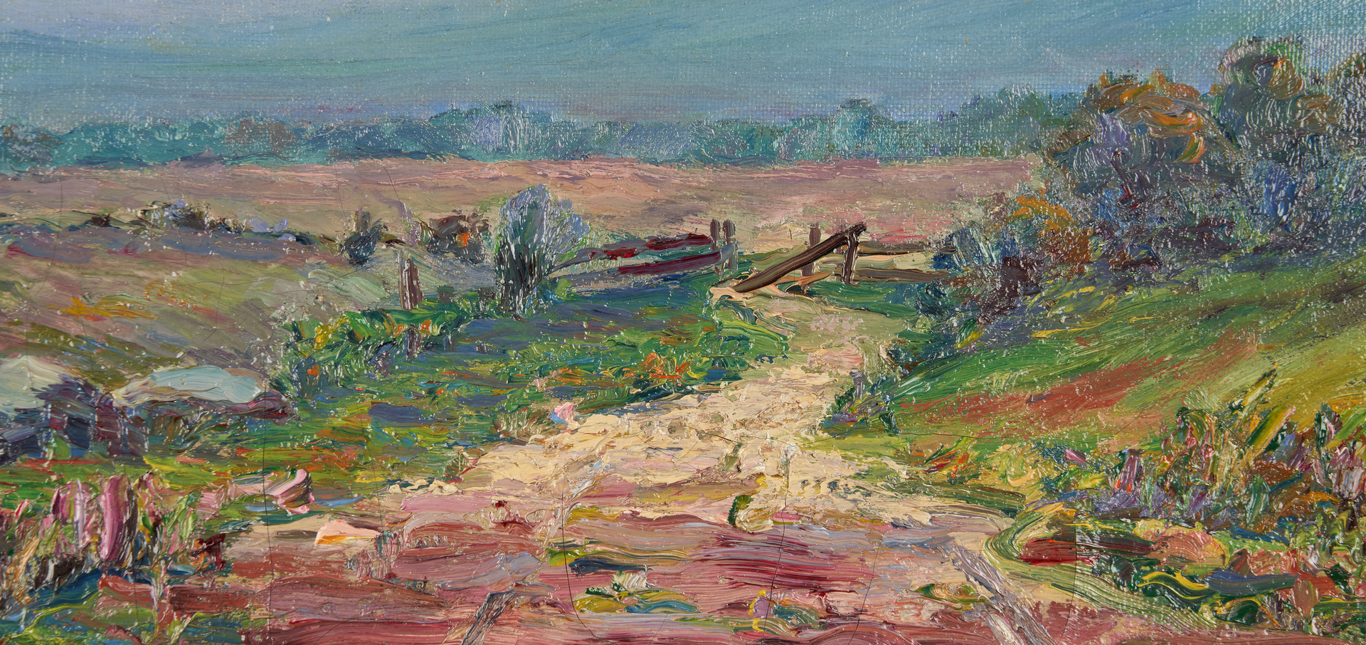 Lot 134: Exhibited Nell Choate Jones O/C Painting, Purple Twilight