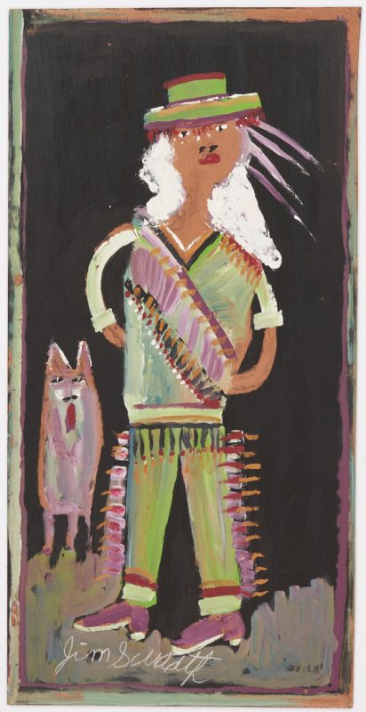Lot 150: J.L. Sudduth Native American Folk Art Painting