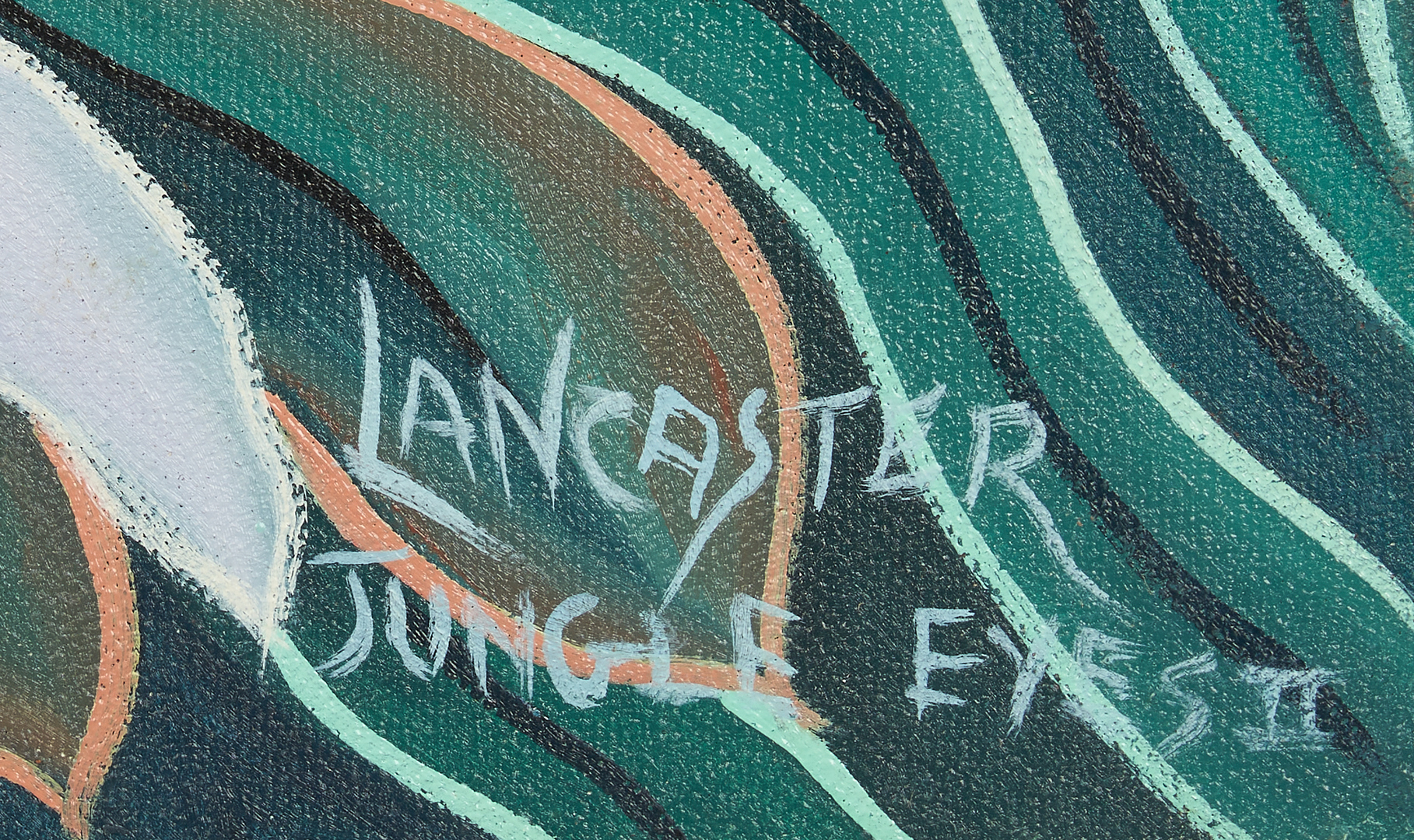 Lot 159: Paul Lancaster O/C, Jungle Eyes II