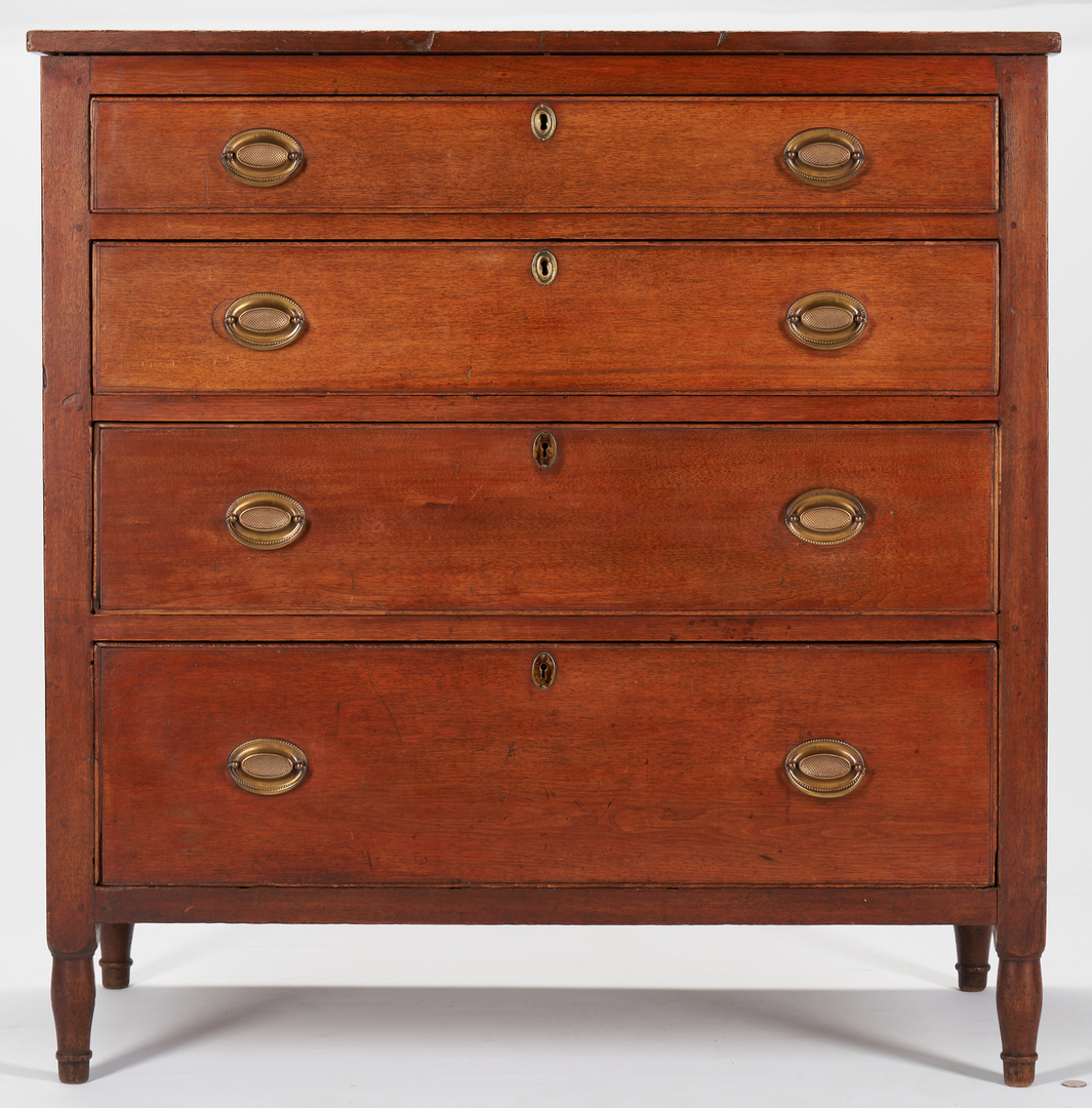 Lot 183: TN Diminutive Sheraton Chest of Drawers, Signed