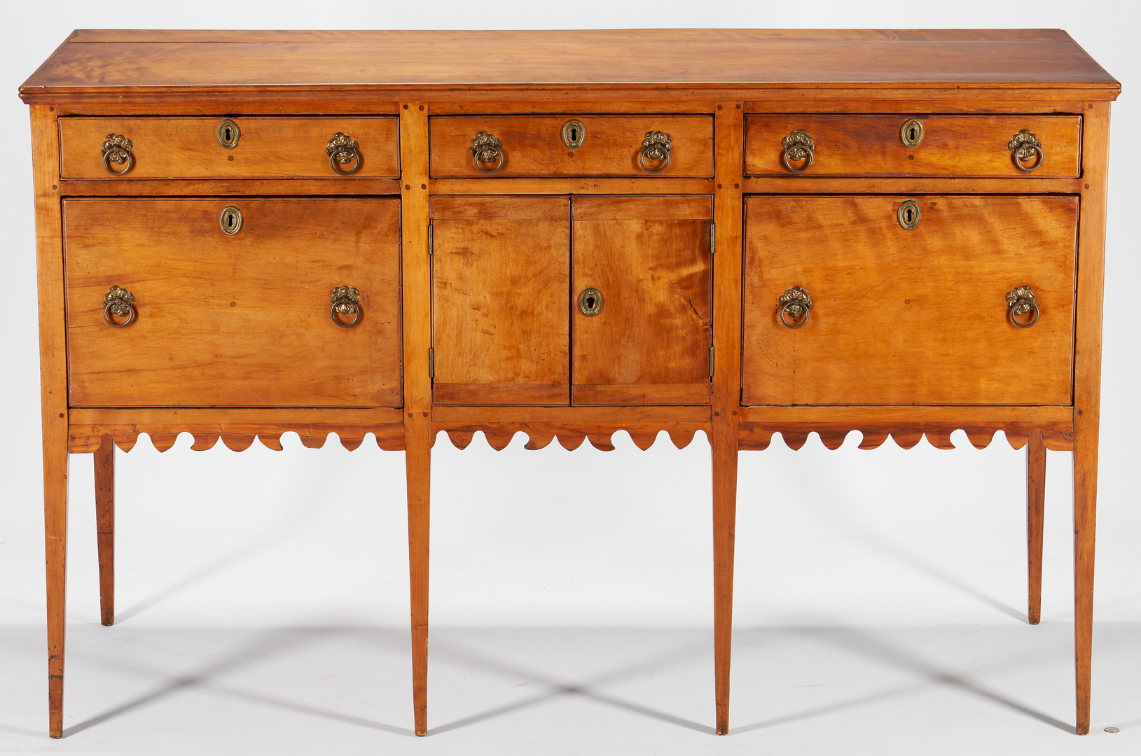 Lot 191: Southern Maple & Pine Federal Huntboard