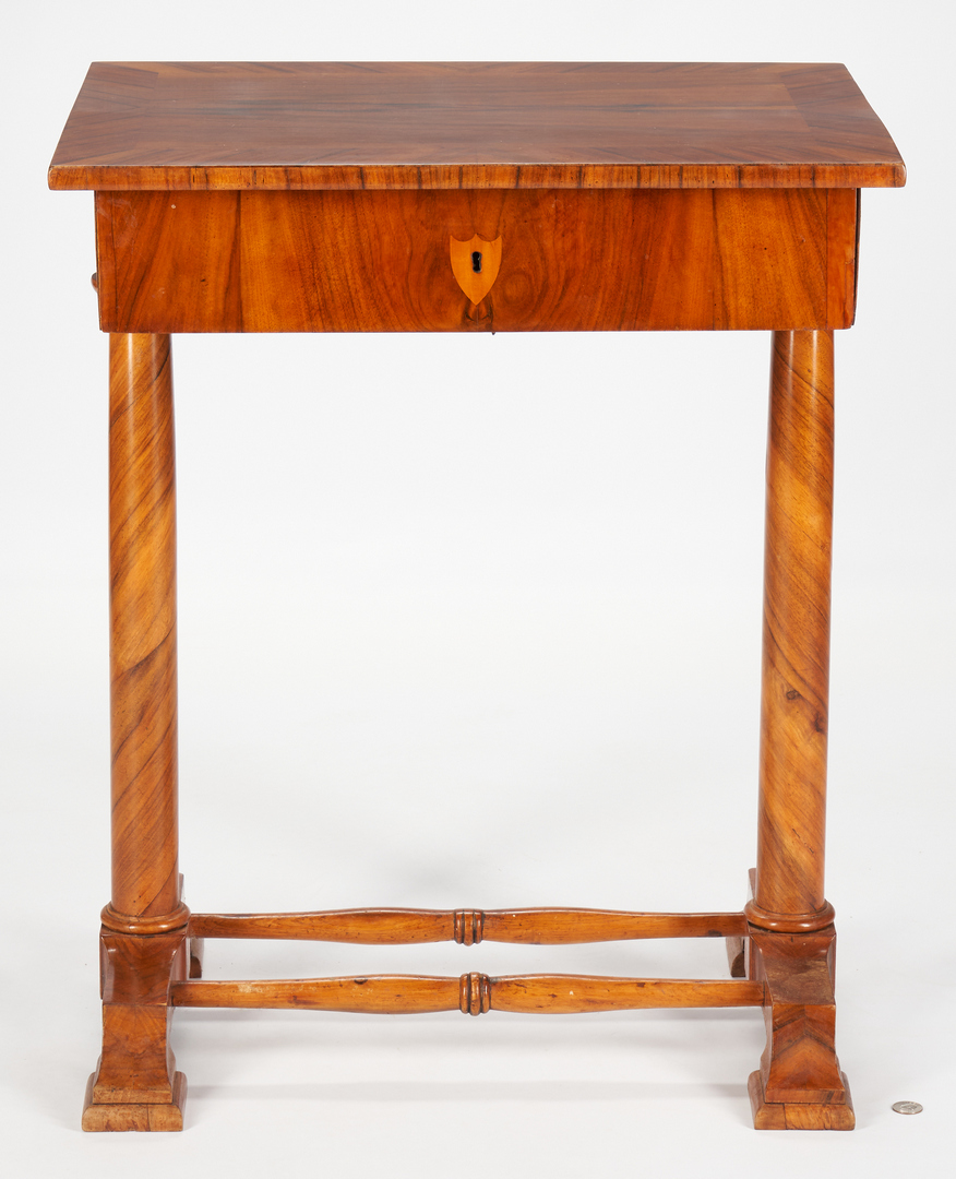 Lot 239: Austrian Biedermeier Occasional or Writing Table