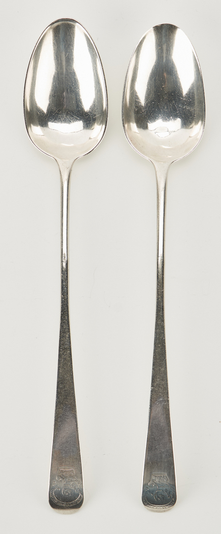 Lot 279: 7 British Sterling Stuffing, Berry and Tablespoons