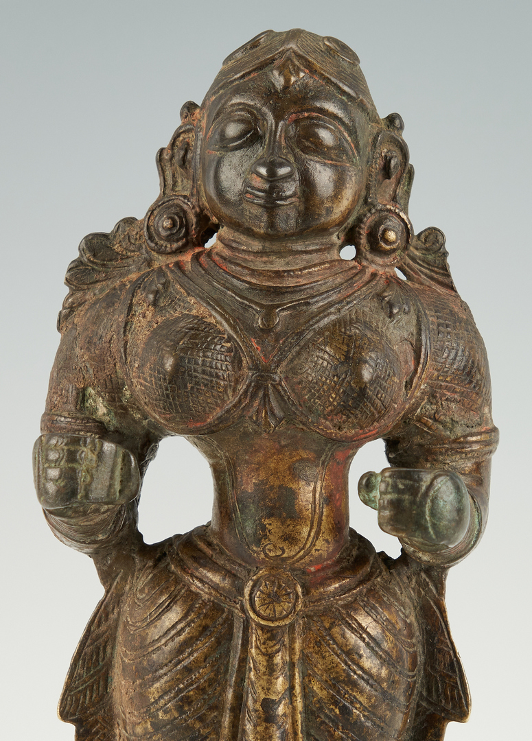 Lot 27: Bronze Yakshi and Jain Shrine ex-Simon Kriger
